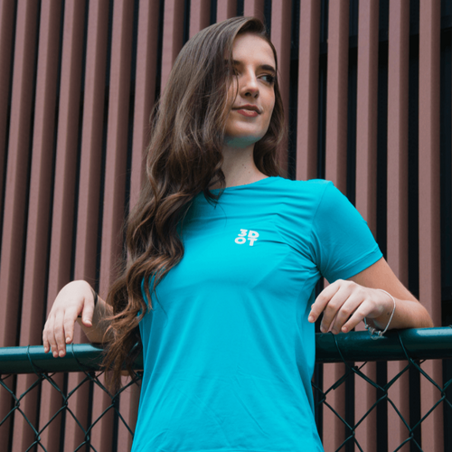 camiseta feminina academia