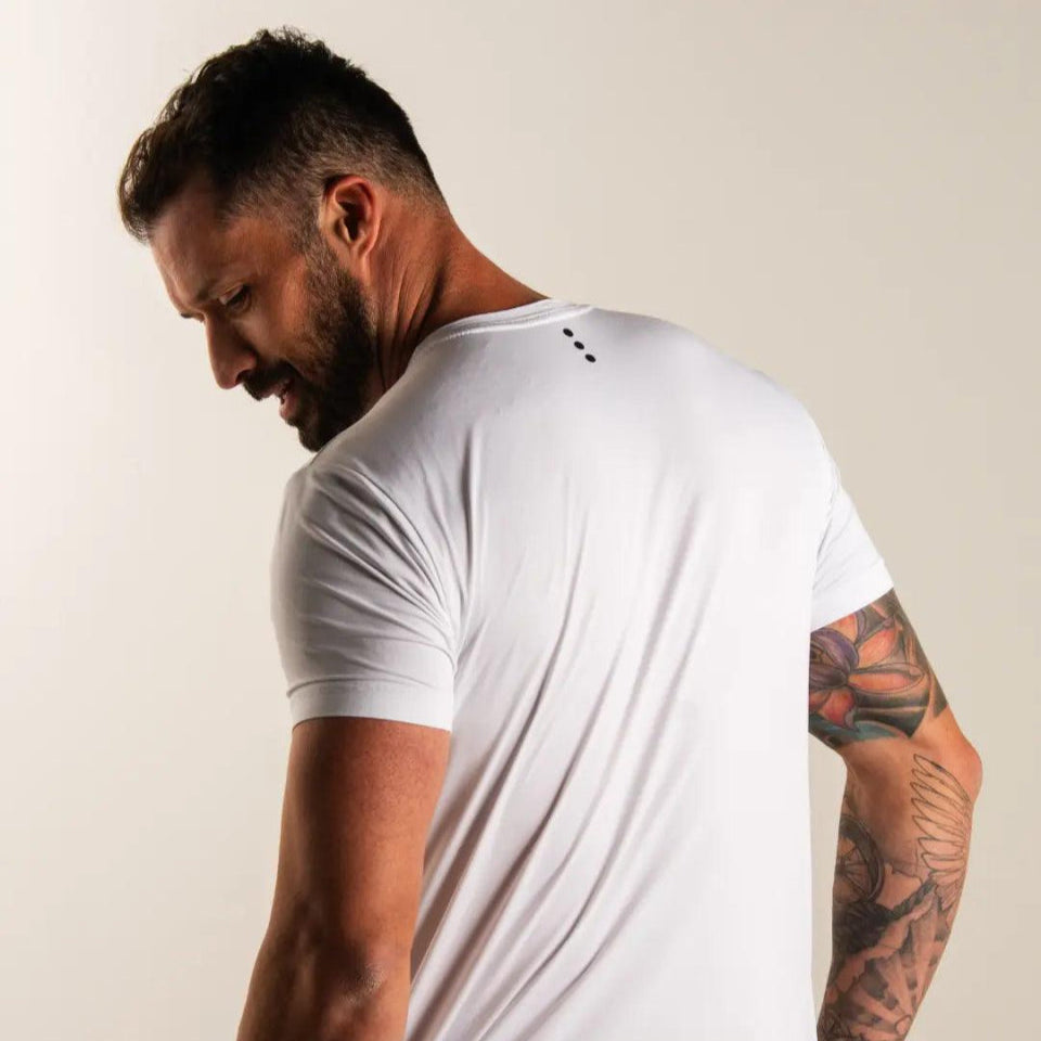 Camiseta corrida cor branca