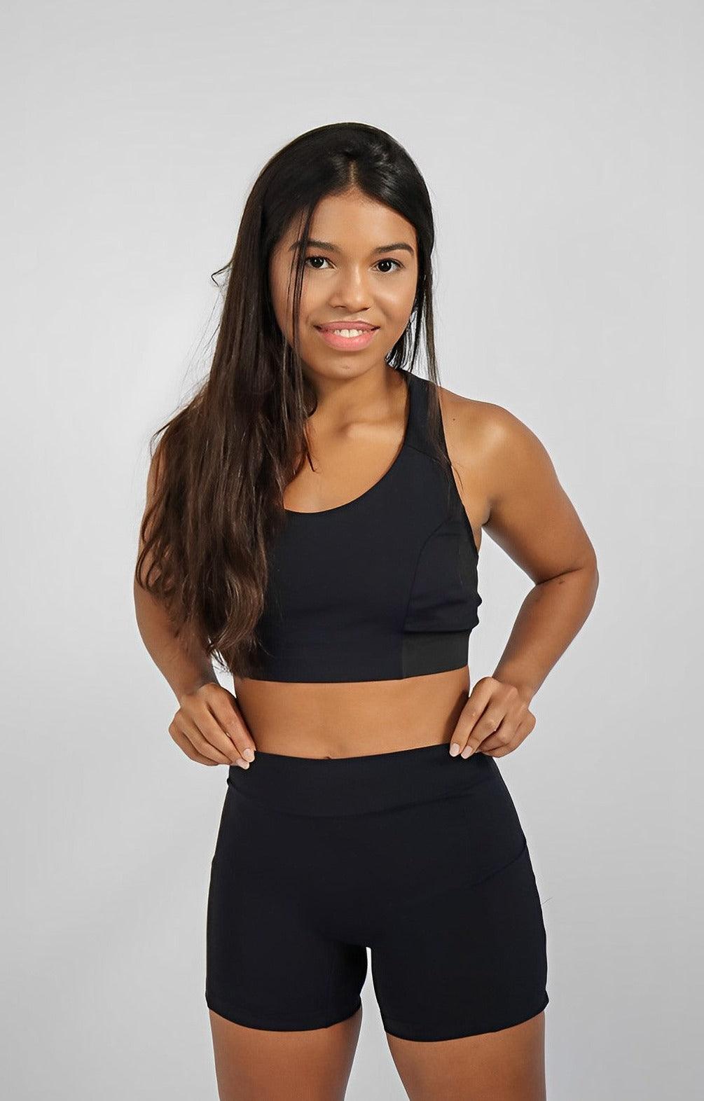 Short de academia feminino